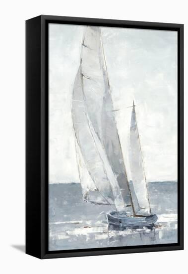 Grey Seas I-Ethan Harper-Framed Stretched Canvas