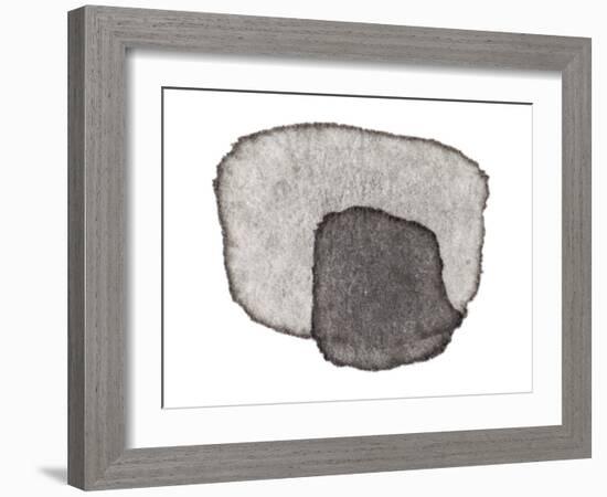 Grey Slate IV-Nikki Galapon-Framed Art Print