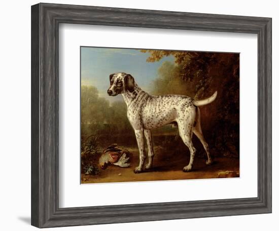 Grey Spotted Hound, 1738-John Wootton-Framed Giclee Print