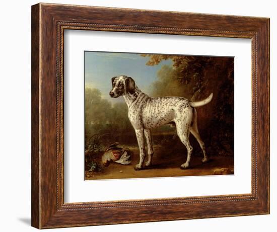 Grey Spotted Hound, 1738-John Wootton-Framed Giclee Print