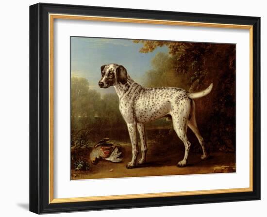 Grey Spotted Hound, 1738-John Wootton-Framed Giclee Print