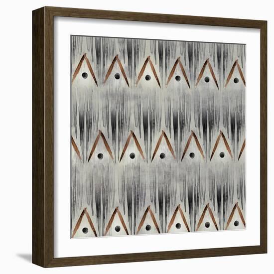 Grey Tribal I-PI Studio-Framed Art Print