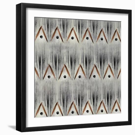 Grey Tribal I-PI Studio-Framed Art Print