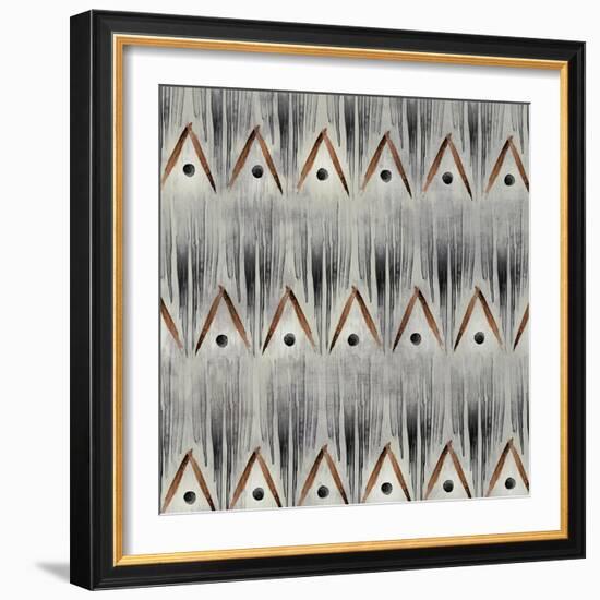 Grey Tribal I-PI Studio-Framed Art Print