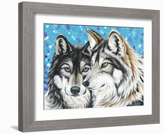 Grey Wolf I-Carolee Vitaletti-Framed Art Print