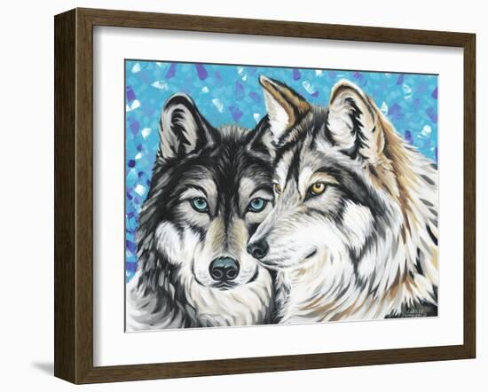 Grey Wolf I-Carolee Vitaletti-Framed Art Print