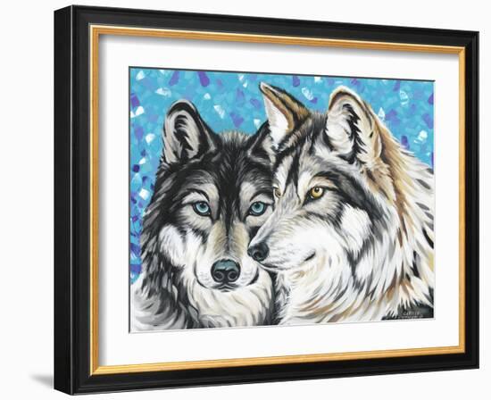 Grey Wolf I-Carolee Vitaletti-Framed Art Print