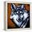 Grey Wolf-null-Framed Stretched Canvas