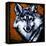 Grey Wolf-null-Framed Stretched Canvas