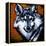 Grey Wolf-null-Framed Stretched Canvas