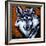 Grey Wolf-null-Framed Art Print