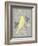 Grey & Yellow Bird III-Gwendolyn Babbitt-Framed Art Print