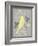 Grey & Yellow Bird III-Gwendolyn Babbitt-Framed Art Print