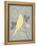 Grey & Yellow Bird III-Gwendolyn Babbitt-Framed Stretched Canvas