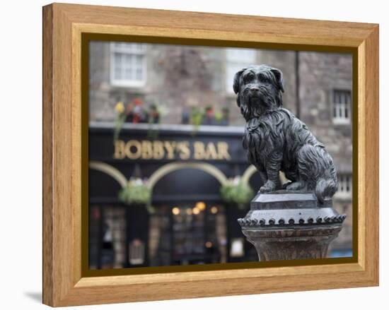 Greyfriars Bobby, Edinburgh, Scotland, Uk-Amanda Hall-Framed Premier Image Canvas