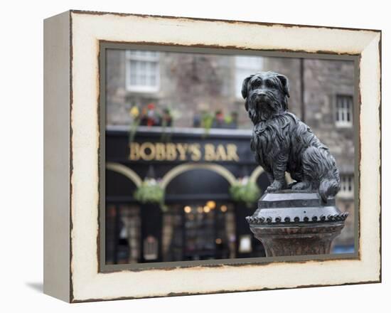 Greyfriars Bobby, Edinburgh, Scotland, Uk-Amanda Hall-Framed Premier Image Canvas