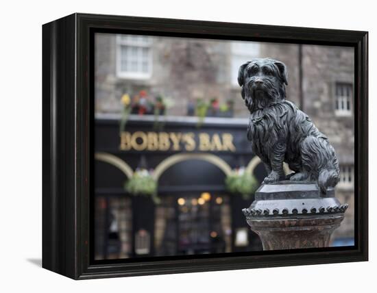 Greyfriars Bobby, Edinburgh, Scotland, Uk-Amanda Hall-Framed Premier Image Canvas