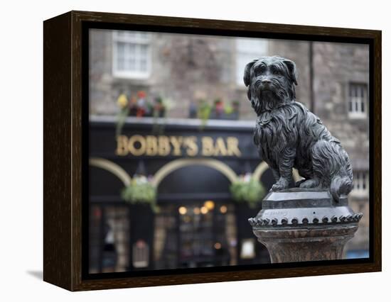 Greyfriars Bobby, Edinburgh, Scotland, Uk-Amanda Hall-Framed Premier Image Canvas