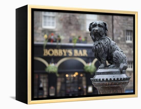 Greyfriars Bobby, Edinburgh, Scotland, Uk-Amanda Hall-Framed Premier Image Canvas