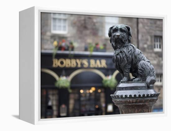 Greyfriars Bobby, Edinburgh, Scotland, Uk-Amanda Hall-Framed Premier Image Canvas