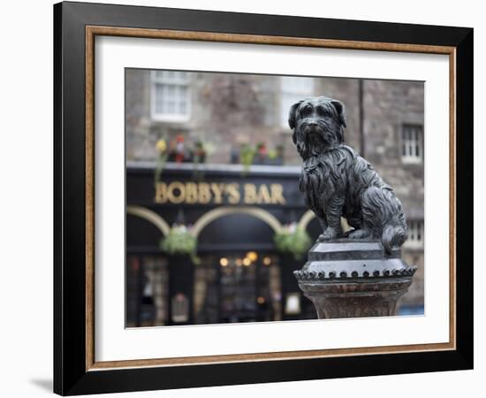 Greyfriars Bobby, Edinburgh, Scotland, Uk-Amanda Hall-Framed Photographic Print