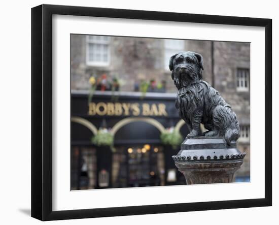 Greyfriars Bobby, Edinburgh, Scotland, Uk-Amanda Hall-Framed Photographic Print