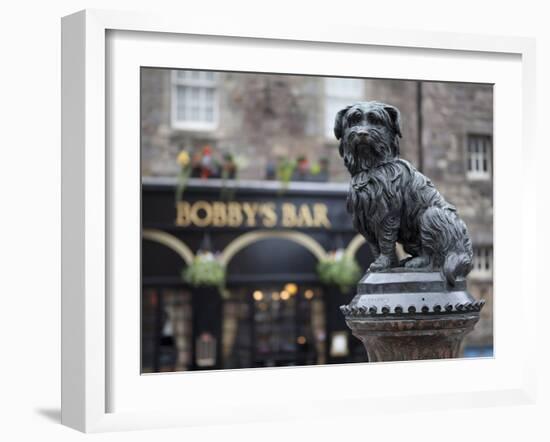 Greyfriars Bobby, Edinburgh, Scotland, Uk-Amanda Hall-Framed Photographic Print