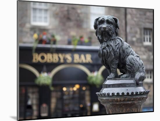 Greyfriars Bobby, Edinburgh, Scotland, Uk-Amanda Hall-Mounted Photographic Print