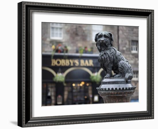 Greyfriars Bobby, Edinburgh, Scotland, Uk-Amanda Hall-Framed Photographic Print