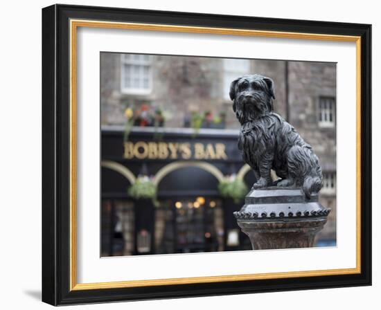 Greyfriars Bobby, Edinburgh, Scotland, Uk-Amanda Hall-Framed Photographic Print