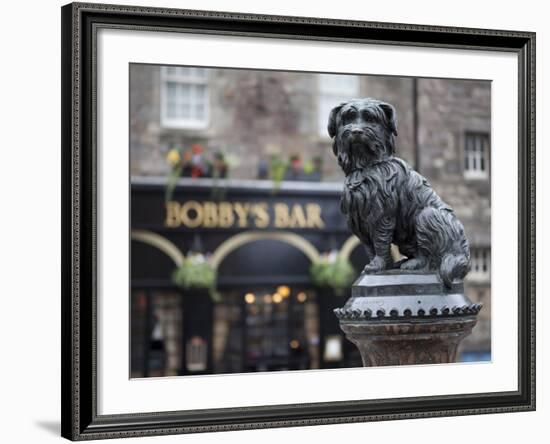 Greyfriars Bobby, Edinburgh, Scotland, Uk-Amanda Hall-Framed Photographic Print