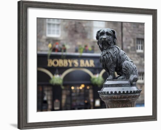 Greyfriars Bobby, Edinburgh, Scotland, Uk-Amanda Hall-Framed Photographic Print