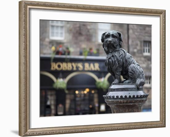 Greyfriars Bobby, Edinburgh, Scotland, Uk-Amanda Hall-Framed Photographic Print