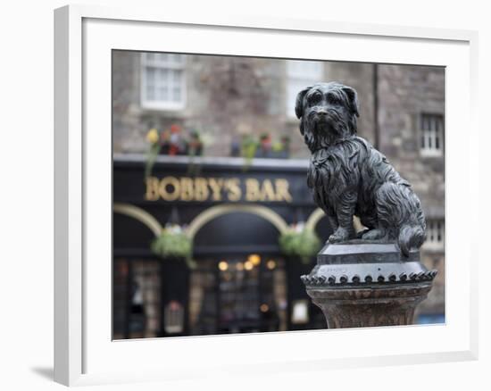 Greyfriars Bobby, Edinburgh, Scotland, Uk-Amanda Hall-Framed Photographic Print