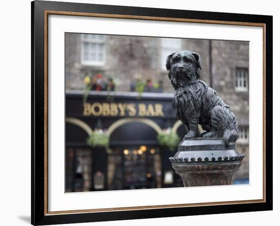 Greyfriars Bobby, Edinburgh, Scotland, Uk-Amanda Hall-Framed Photographic Print