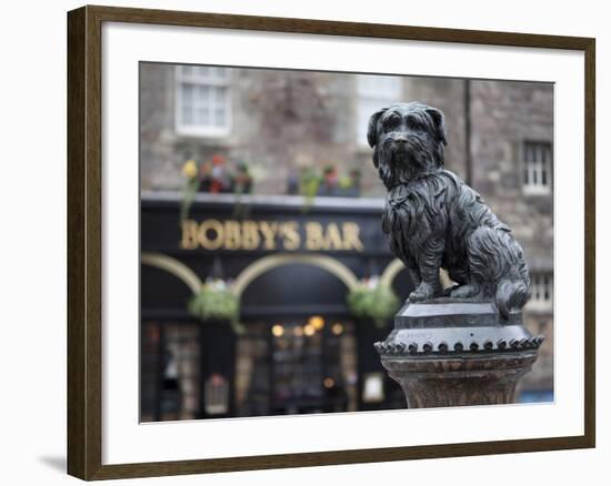 Greyfriars Bobby, Edinburgh, Scotland, Uk-Amanda Hall-Framed Photographic Print