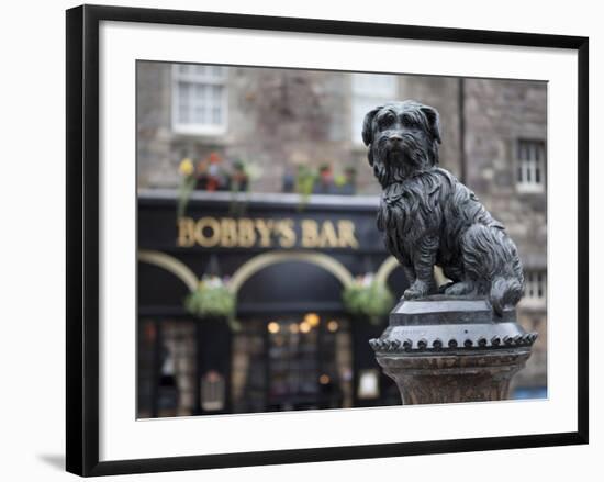 Greyfriars Bobby, Edinburgh, Scotland, Uk-Amanda Hall-Framed Photographic Print