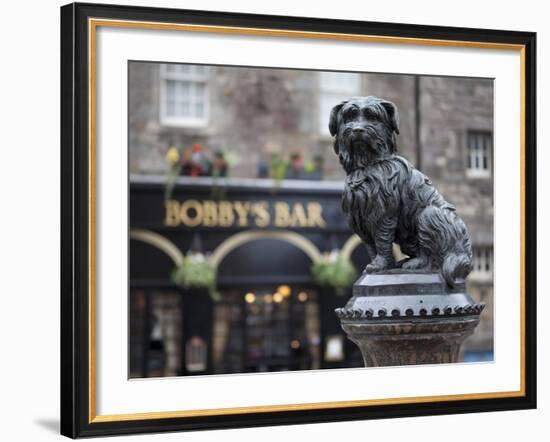 Greyfriars Bobby, Edinburgh, Scotland, Uk-Amanda Hall-Framed Photographic Print