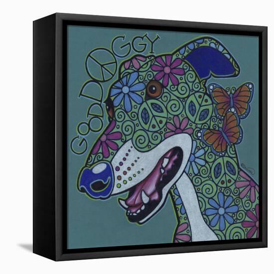 Greyhound 2-Denny Driver-Framed Premier Image Canvas