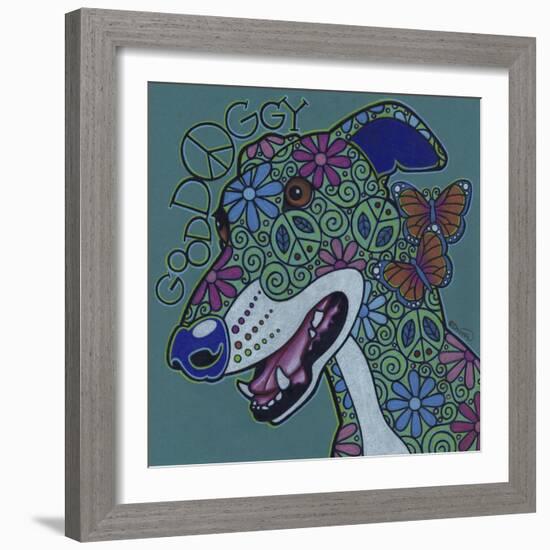 Greyhound 2-Denny Driver-Framed Giclee Print