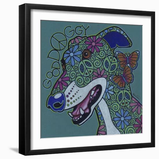 Greyhound 2-Denny Driver-Framed Giclee Print