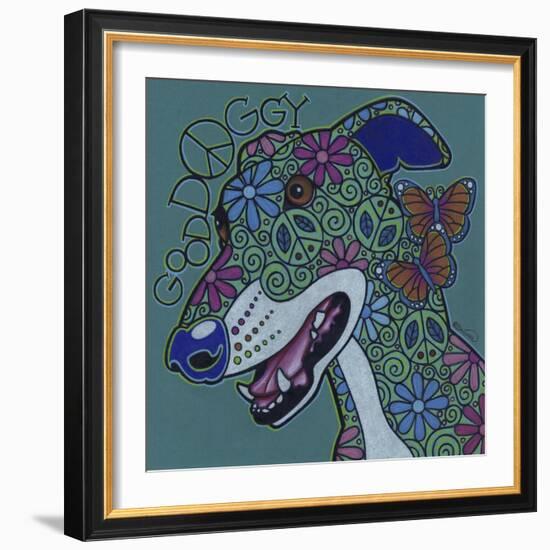 Greyhound 2-Denny Driver-Framed Giclee Print