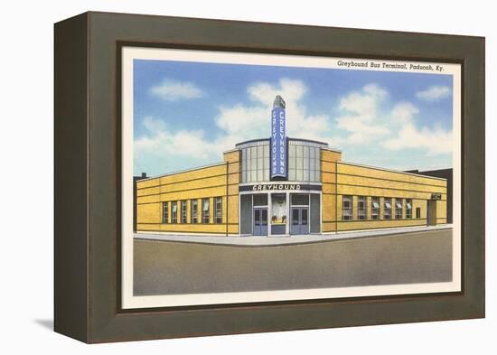 Greyhound Bus Terminal, Paducah-null-Framed Stretched Canvas