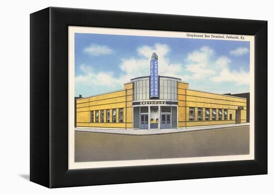 Greyhound Bus Terminal, Paducah-null-Framed Stretched Canvas