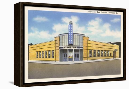 Greyhound Bus Terminal, Paducah-null-Framed Stretched Canvas