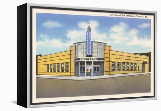 Greyhound Bus Terminal, Paducah-null-Framed Stretched Canvas