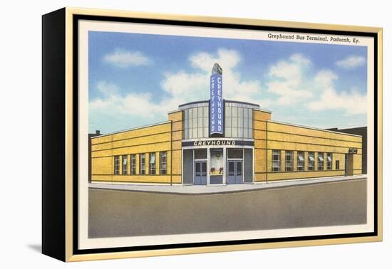 Greyhound Bus Terminal, Paducah-null-Framed Stretched Canvas