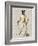 Greyhound Fencer in Cream Full-Fab Funky-Framed Art Print