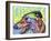 Greyhound Luv-Dean Russo-Framed Giclee Print