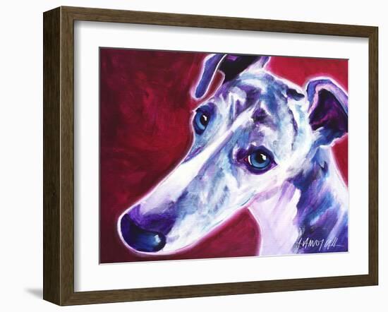 Greyhound - Myrtle-Dawgart-Framed Giclee Print